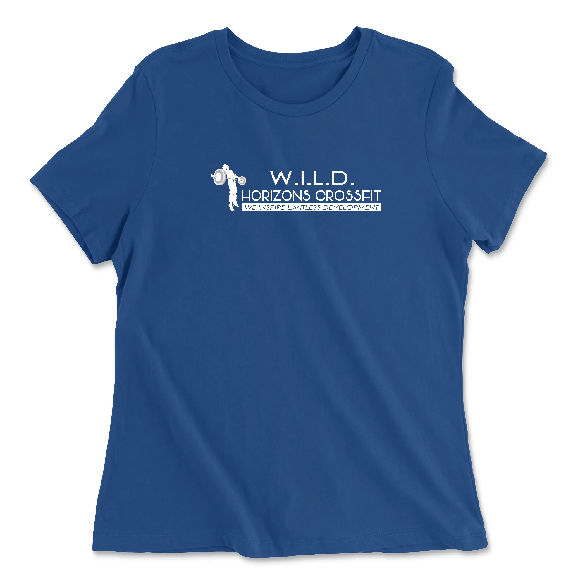 Wild Horizons CrossFit White Womens - Relaxed Jersey T-Shirt