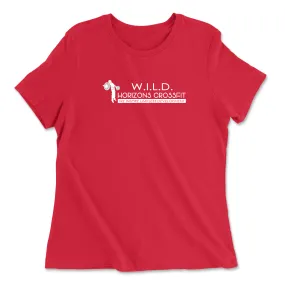 Wild Horizons CrossFit White Womens - Relaxed Jersey T-Shirt