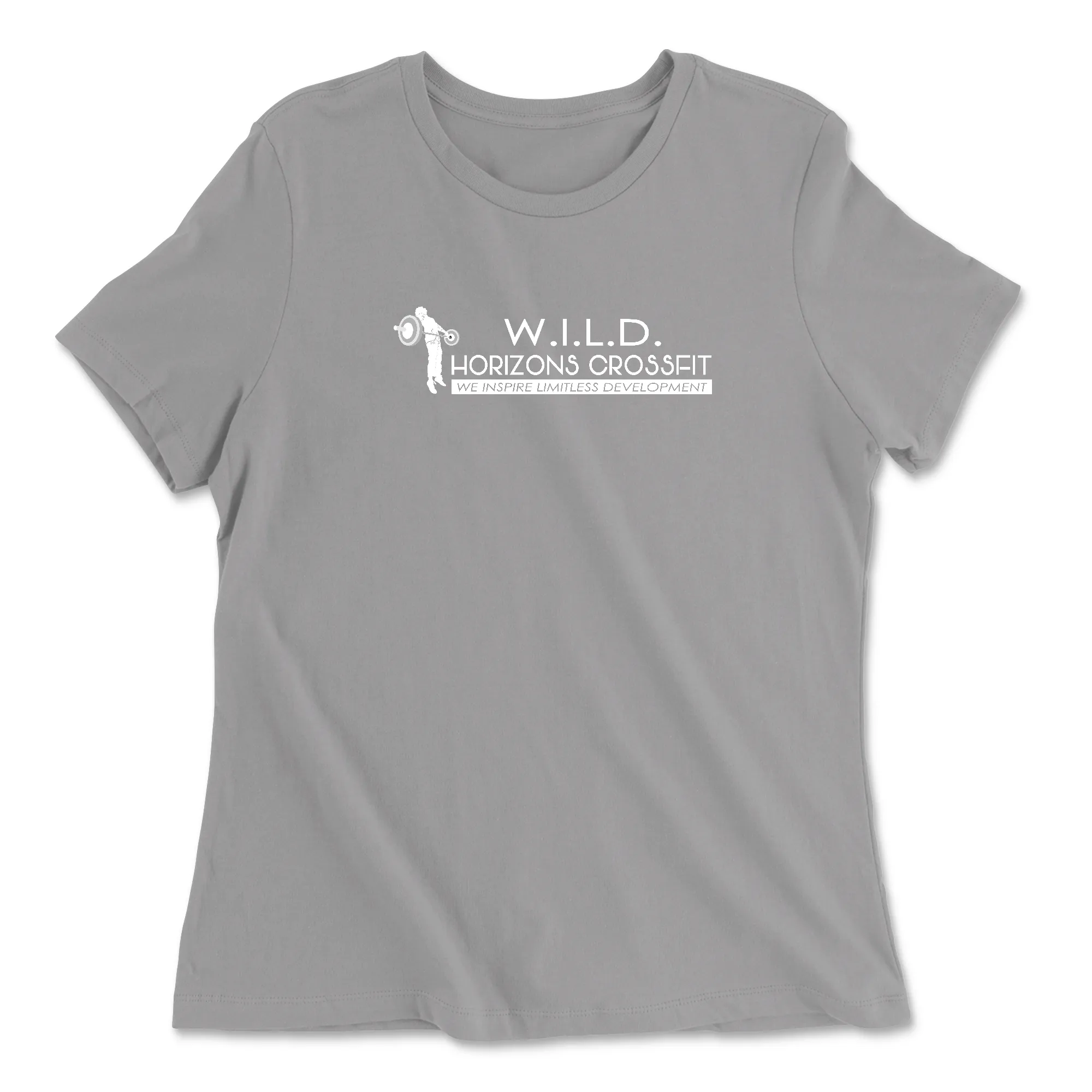 Wild Horizons CrossFit White Womens - Relaxed Jersey T-Shirt