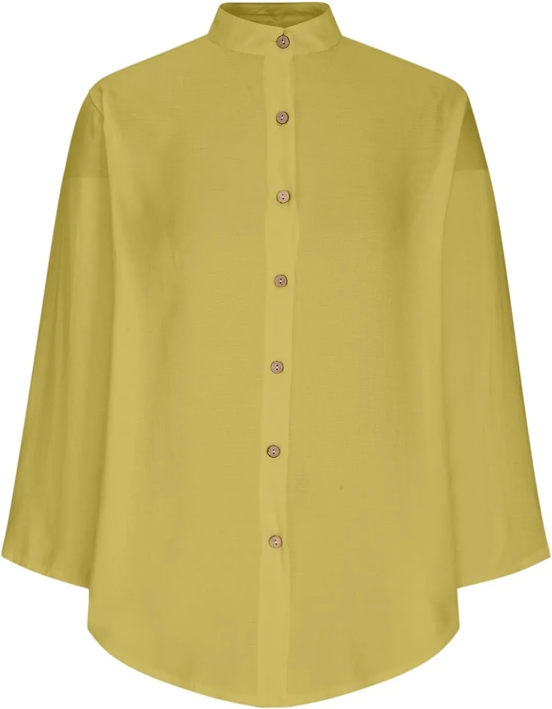 Womens Cotton Linen Button Down Shirts with Pockets 2025 Long Sleeve Loose Fit Oversized Casual Tops Clothes Plus Size