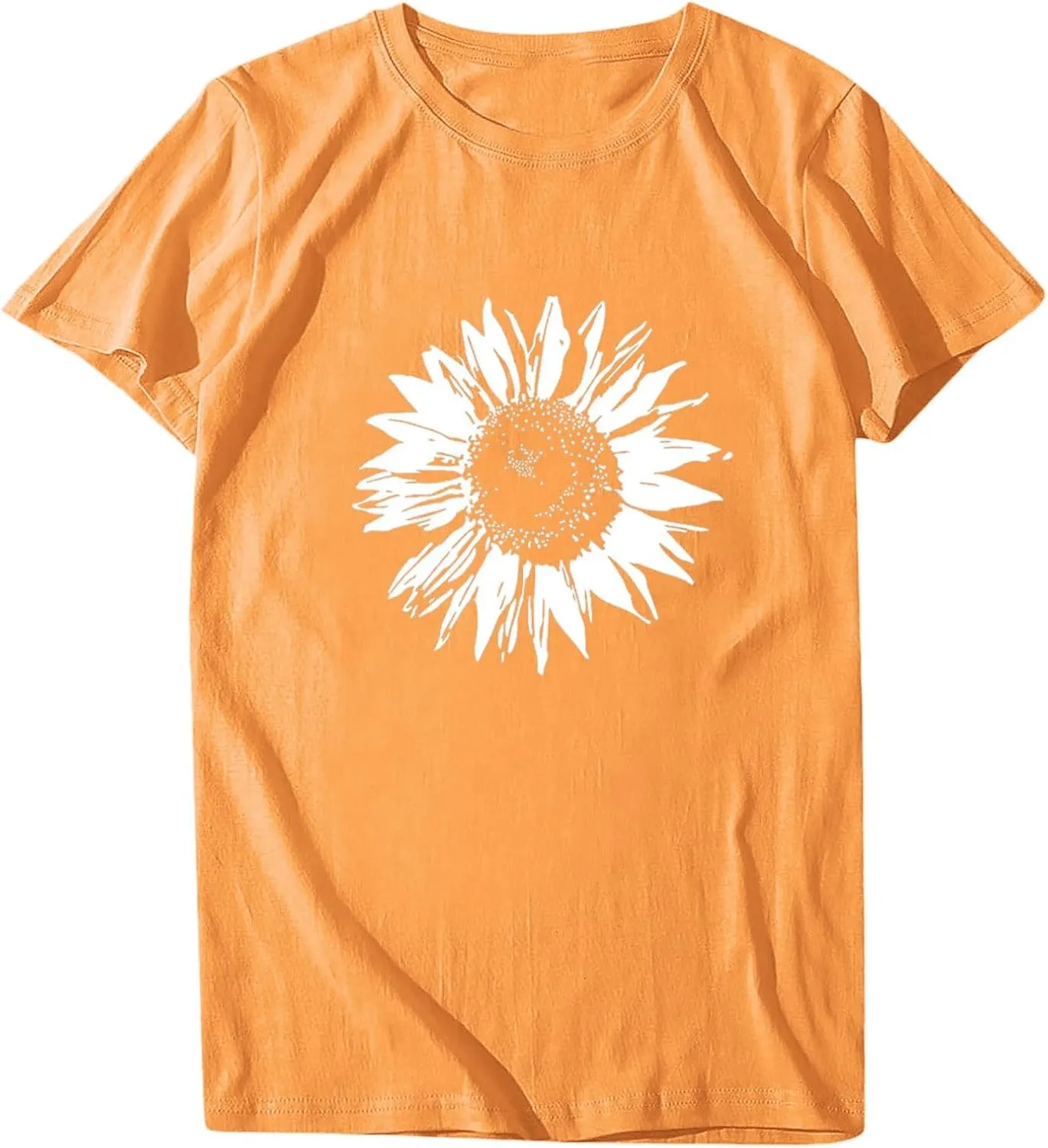Womens T Shirts Cute Dandelion Graphic Tees Crewneck Short Sleeve Summer Tops Casual Loose Cotton Tshirts